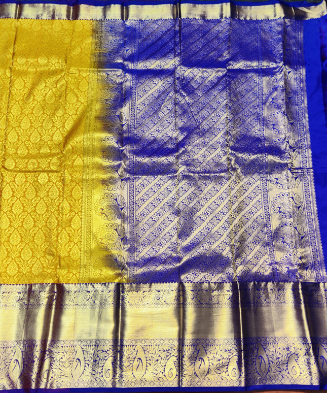 Kanchi pattu half fine Bridal Saree - HF02