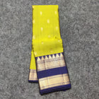 Kanchi Vintage Gap border pattu - KMP349