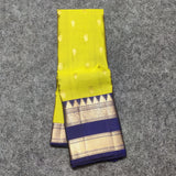 Kanchi Vintage Gap border pattu - KMP349