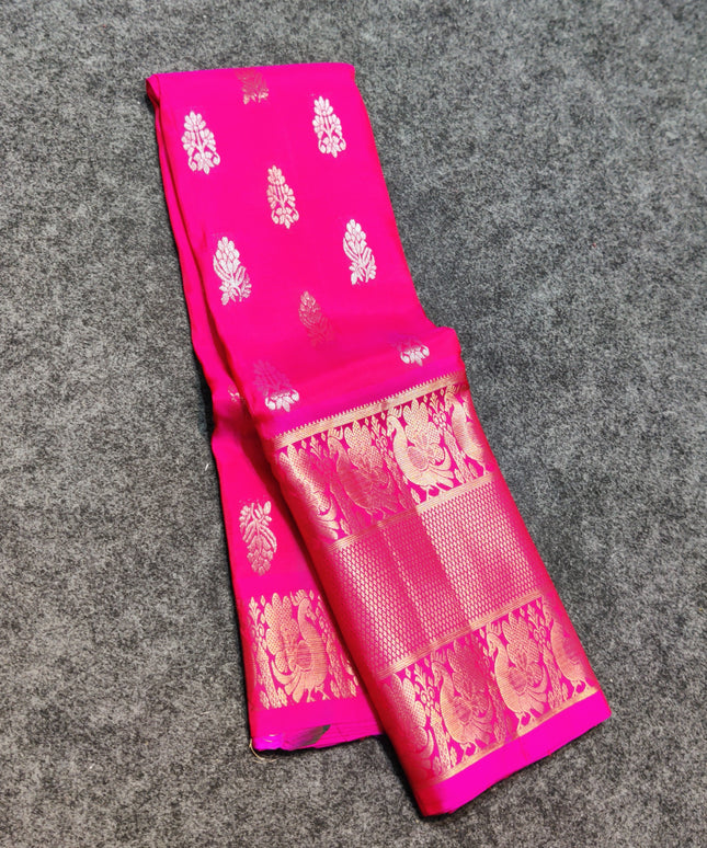 Kanchi Pattu Half Fine saree - HF221