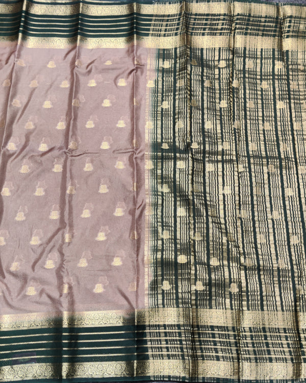 Mysore crepe semi silk saree - M05 alternate view