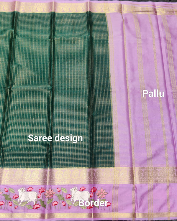 Semi crepe silk saree - SC08 alternate view