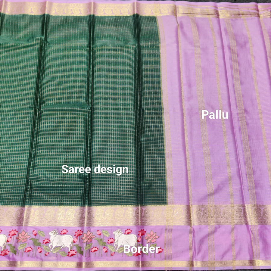 Semi crepe silk saree - SC08