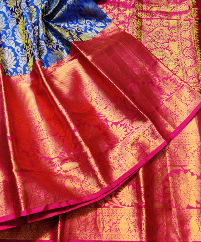 Kanchi Pattu Half Fine Brocade - SP44
