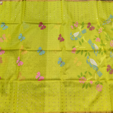 Jamdani handloom pure silk - JM06