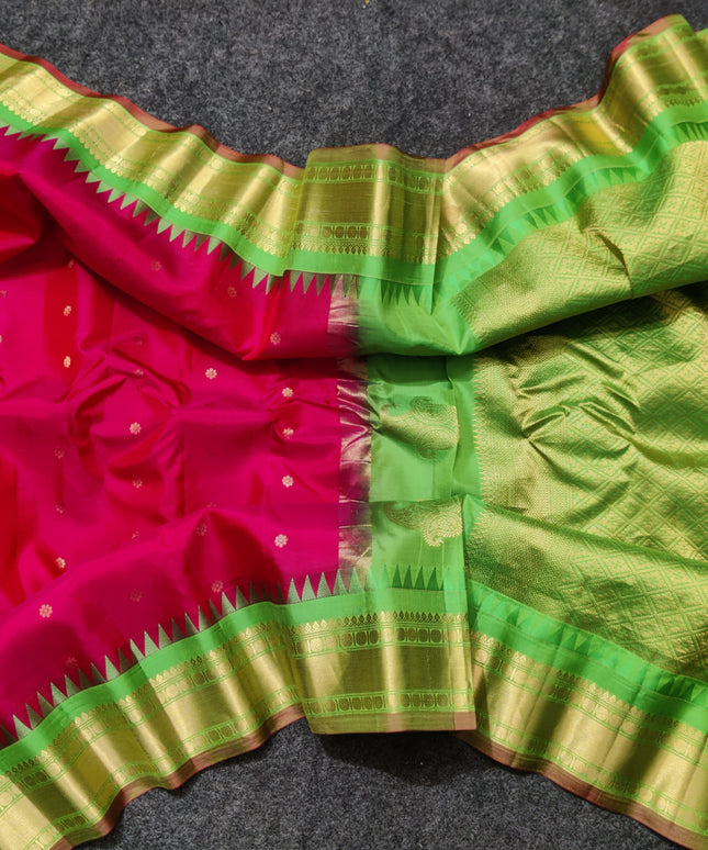 Gadwal Handloom Pure silk saree - GPS173