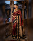 Kanchi Vintage border pattu - KMP71