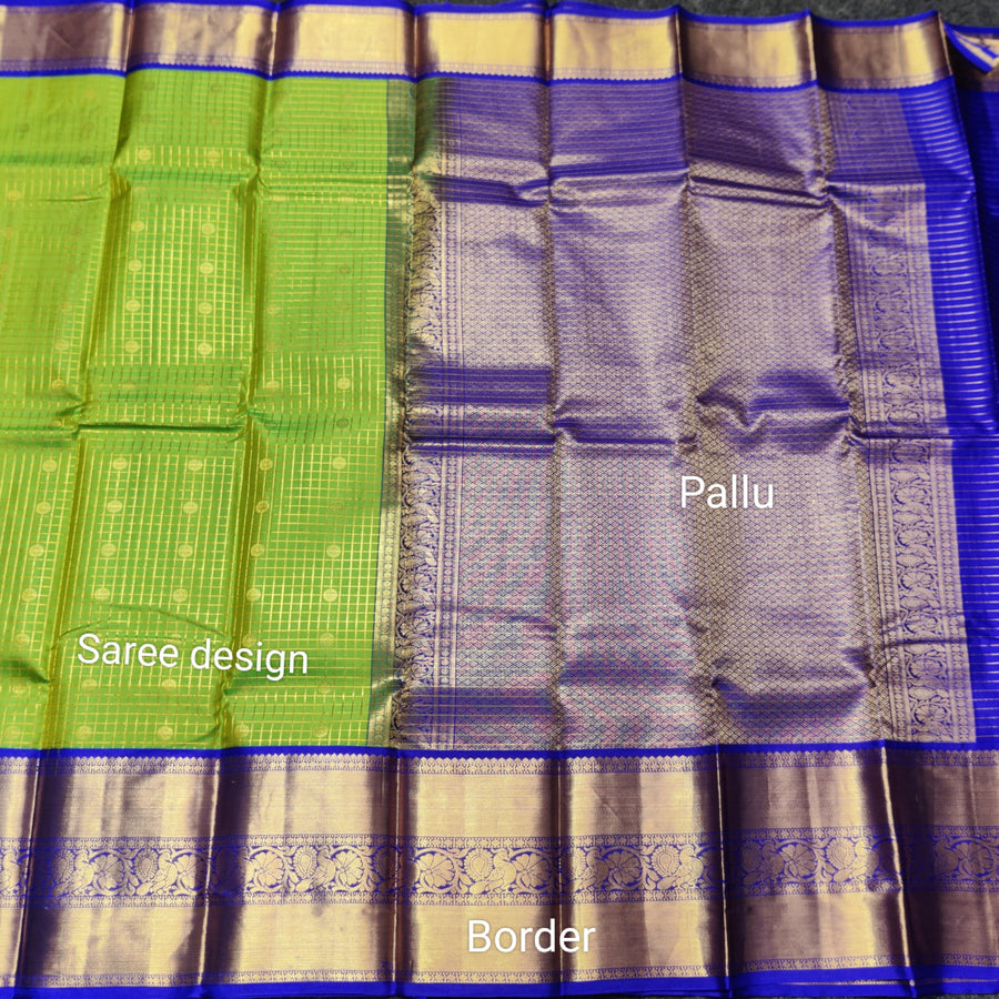 50% off Kanchi kuttu vintage Handloom saree - KMP86