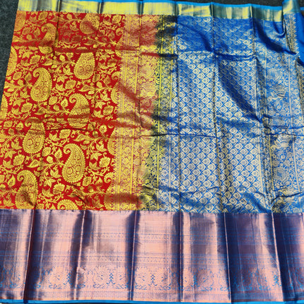 Kanchi Pattu Half Fine Brocade - SP43