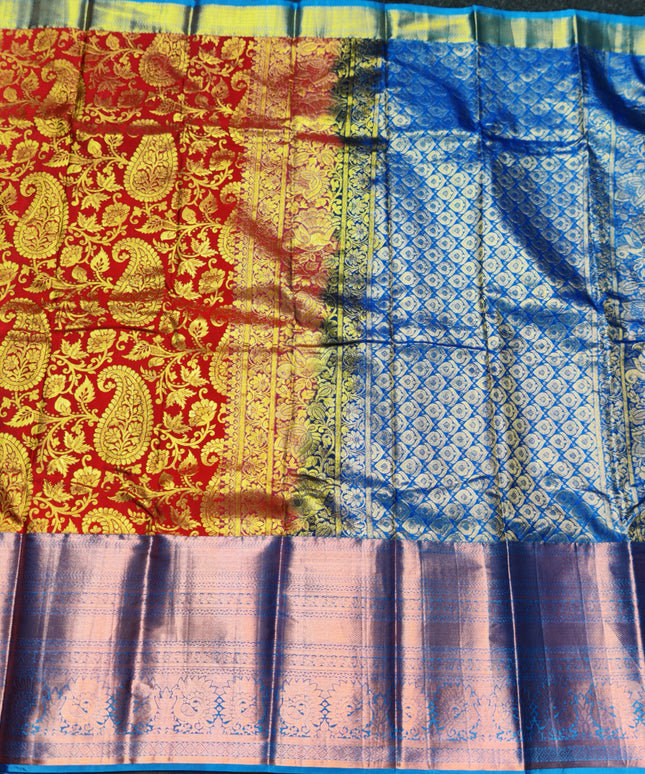 Kanchi Pattu Half Fine Brocade - SP43