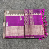 Lightweight pattu Scurt Border Saree - LWP09