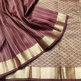 Kanchi pattu small border saree - KMP259