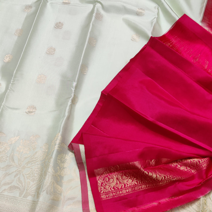 Pure Soft Silk Scurt Border Saree - LWP222