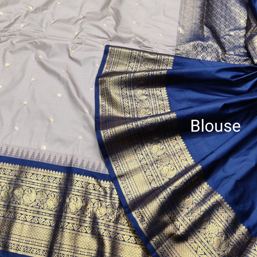 Gadwal Semi Silk Saree - GSM03