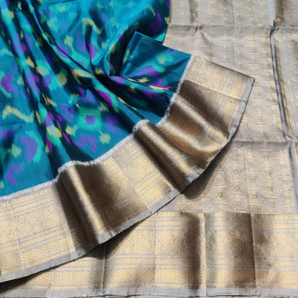 Ikkath Pure Silk Pattu Saree- IKT63