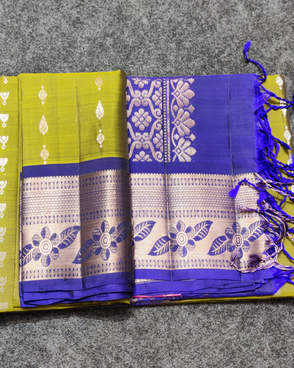 Meenakari kanchi lightweight pattu Saree - KMP306