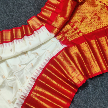 Gadwal Pure Handloom Silk saree - GPS132