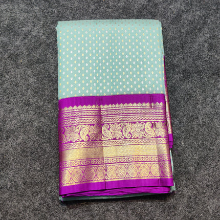 Kanchi pure kuttu border Saree - KMP1297