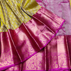 Kanchi pattu half fine bridal wear saree HF07