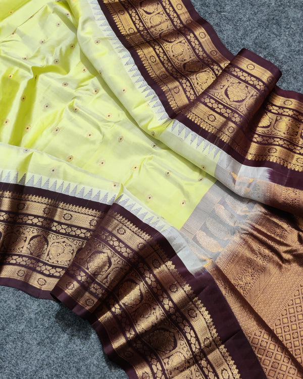 Gadwal Handloom pure silk- GPS42