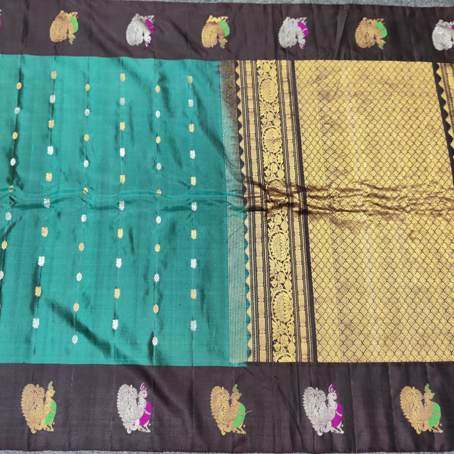 Gadwal Handloom pure silk- GPS05