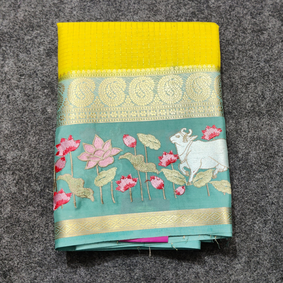 Semi crepe silk saree - SC05