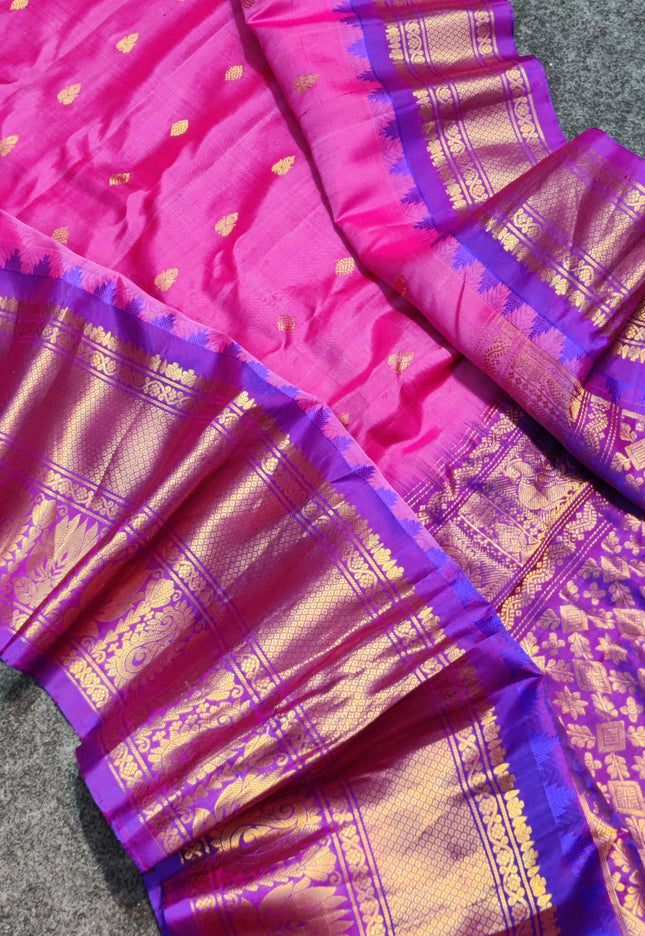 Gadwal pure silk saree - GPS06