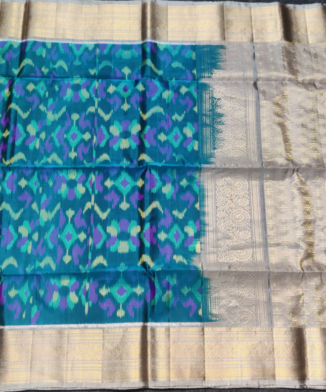 Ikkath Pure Silk Pattu Saree- IKT63