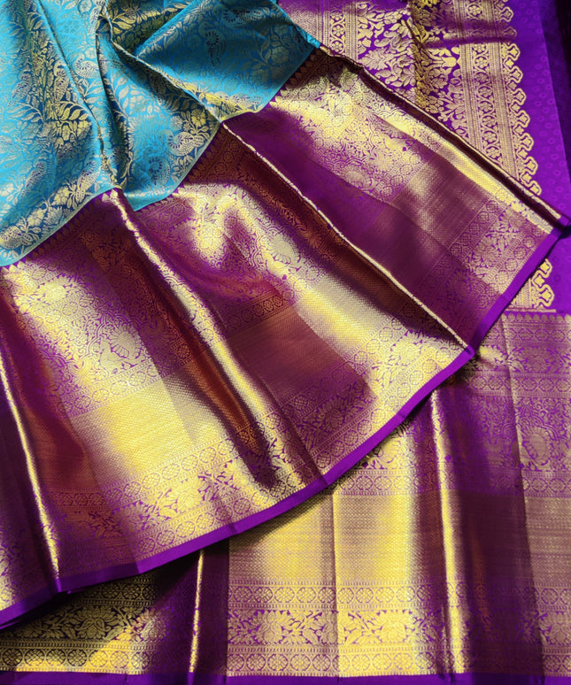 Kanchi Meenakari Brocade Pure handloom Silk Saree - KMP1987