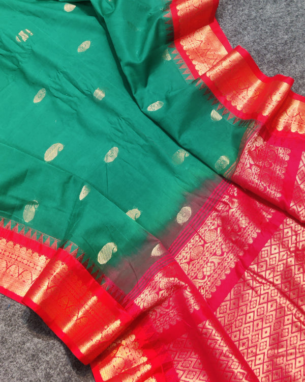 Gadwal cotton Silk Saree - GC04