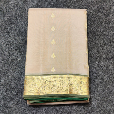 Kanchipattu small border saree - KMP203