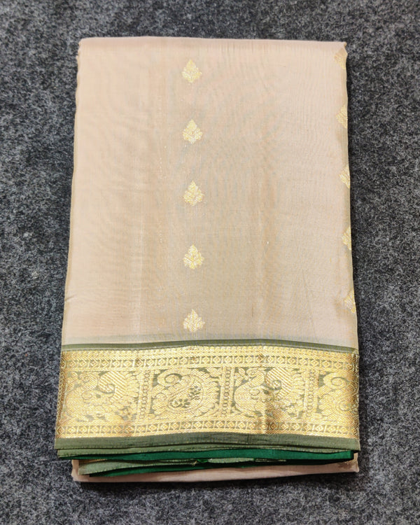 Kanchipattu small border saree - KMP203