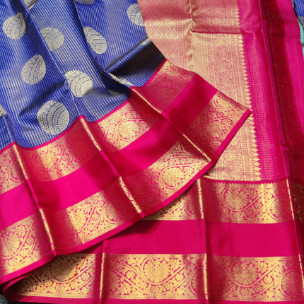 Kanchi Kuttu Vintage Handloom Pattu Saree - KMP3036