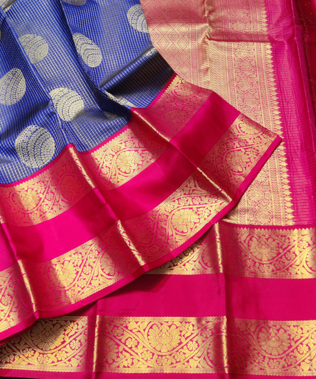 Kanchi Kuttu Vintage Handloom Pattu Saree - KMP3036
