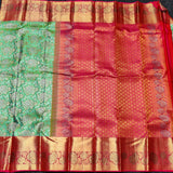 Kanchi Meenakari Brocade Pure handloom Silk Saree - KMP3214