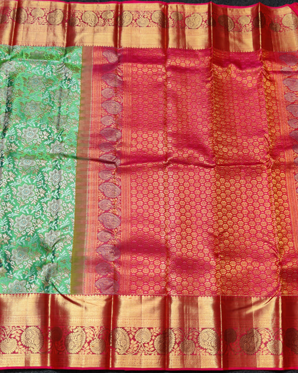 Kanchi Meenakari Brocade Pure handloom Silk Saree - KMP3214 alternate view