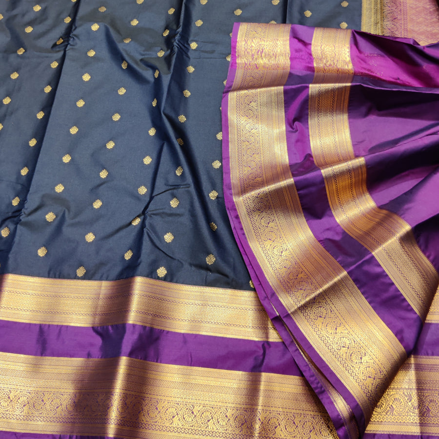 Kanchi semi vintage silk Saree -KS29