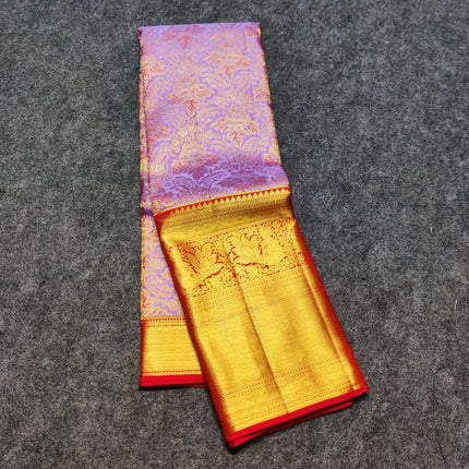 Kanchi Meenakari Brocade Pure handloom Silk Saree - KMP1642