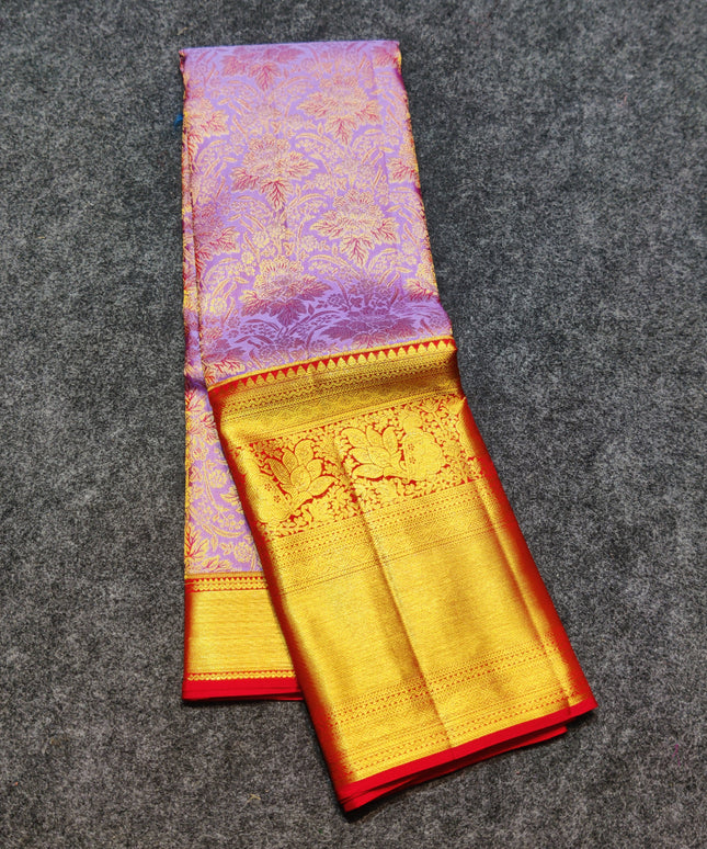 Kanchi Meenakari Brocade Pure handloom Silk Saree - KMP1642