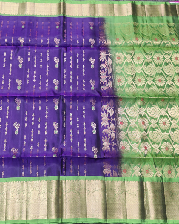 Kanchi Meenakari Handloom Lightweight Pure Silk Saree – KMP259 alternate view