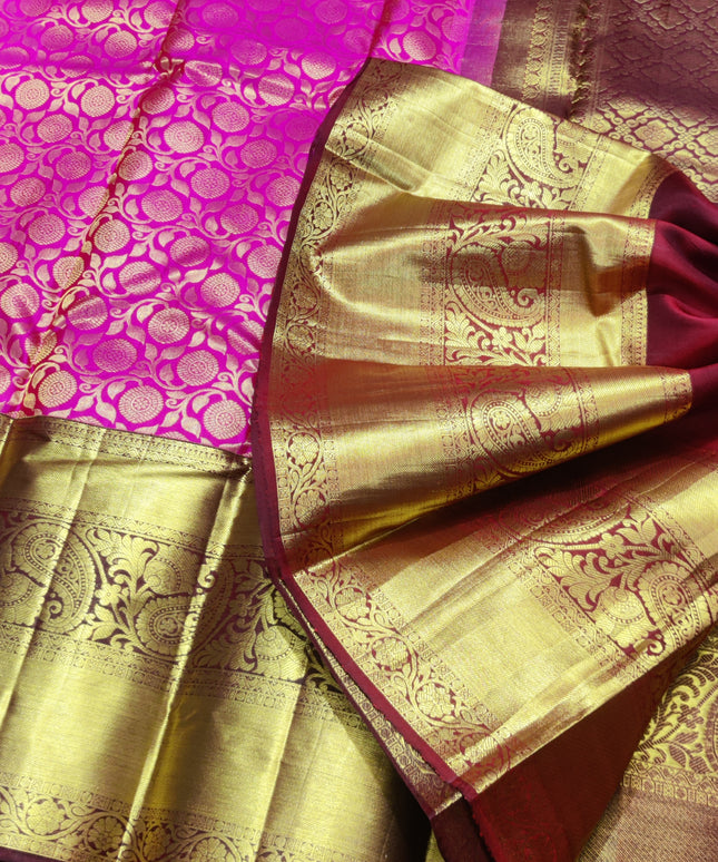 Kanchi pure Bridal wear saree @30% Off - KMP19