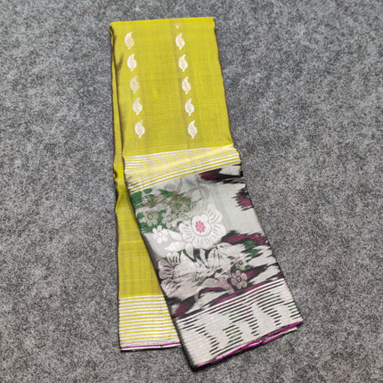 Lightweight Pattu Scurt Border Saree - LWP1072
