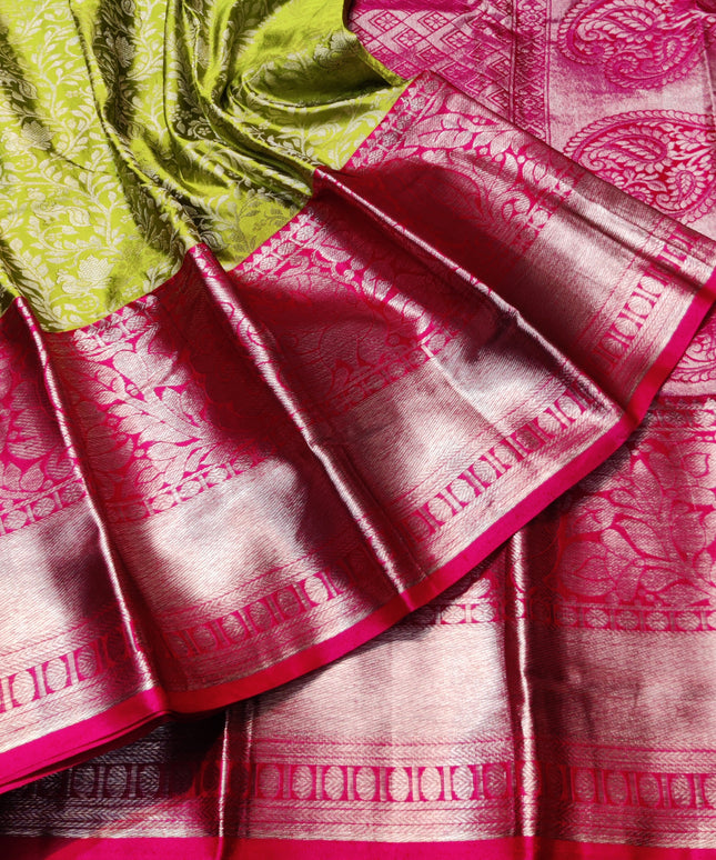 Kanchi pattu half fine Bridal Saree -HF281