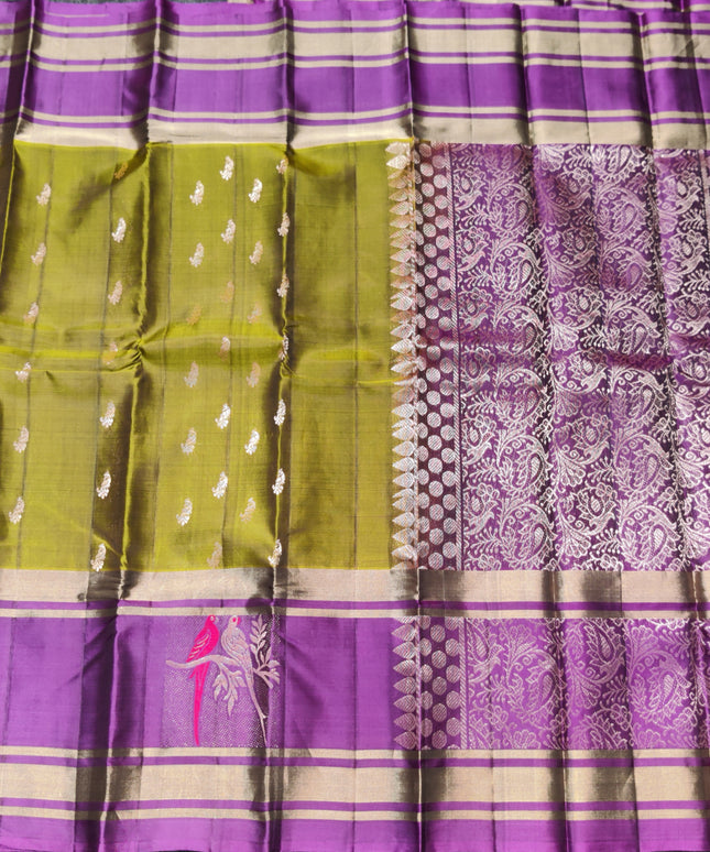 Lightweight Pattu Scurt Border Saree - LWP1078