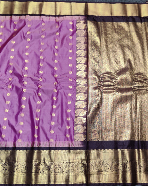 Gadwal Semi Silk Saree - GSM09 alternate view