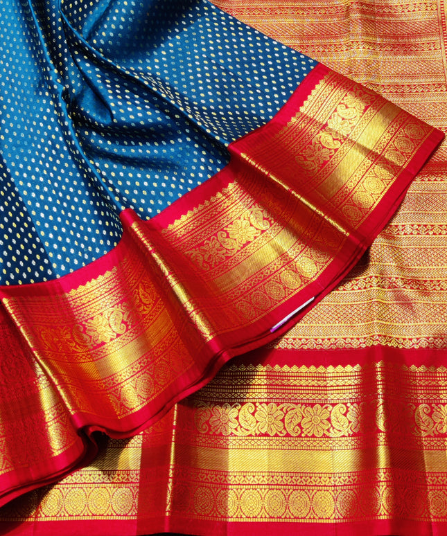 Kanchi pure kuttu border Saree - KMP1295