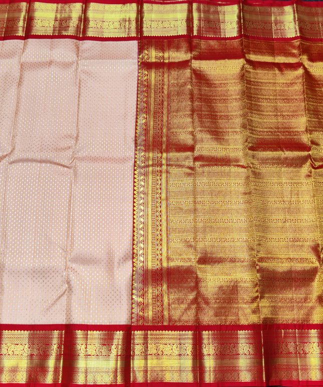 Kanchi pure kuttu border Saree - KMP1294