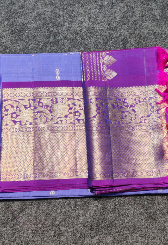 Meenakari kanchi lightweight pattu Saree - KMP3063