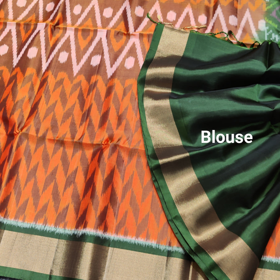 Ikkath Pure handloom silk saree - IKT10