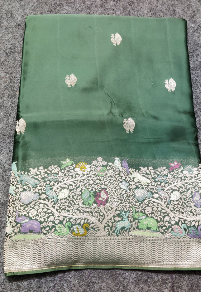 Mashru satin Silk Saree- MS24